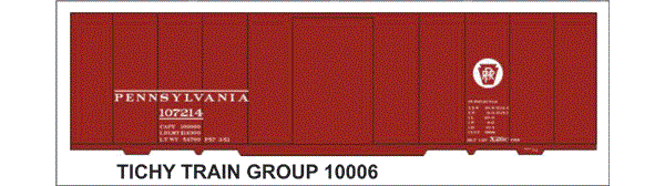 #10006-6S PRR X-26C BOXCAR 6 SETS