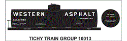 #10013-6S WESTERN ASPHALT 10,000 GAL TANK 6 SETS