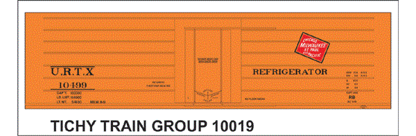 #10019-6 URTX (MILW) RIB SIDE REEFER