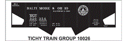 #10026-6N B&O N17 HOPPER (USRA) 6 SETS