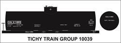 Tichy Train Group #10020N N Scale CDLX 8,000 Gallon Tank Car Decals
