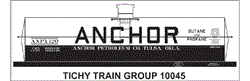 #10045-6N ANCHOR 10000 GAL LPG TANK 6 SETS