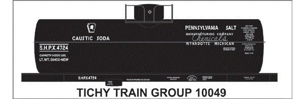 10049N PENN SALT 8000 GAL CAUSTIC SODA TANK