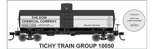 10050-6 DOW CHEMICAL 10000 GAL TANK 6 SETS