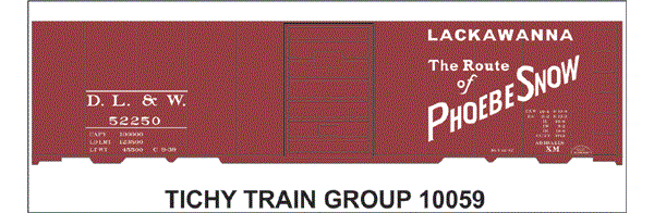 10059O DL&W 40' STEEL BOXCAR