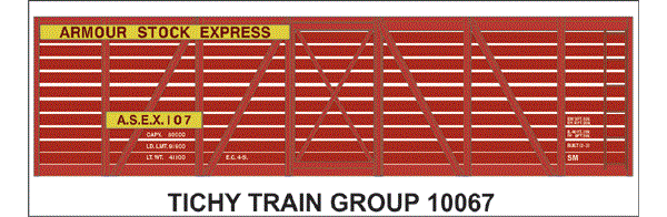 10067S ARMOUR 40' WOOD STOCK CAR