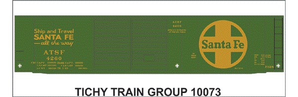 10073S AT&SF 50' STEEL EXPRESS BOXCAR