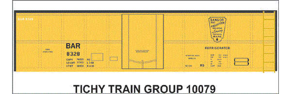 10079-6O BAR 40' MODERN STEEL REEFER 6 SETS