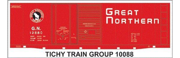 #10088S GN 40' DOUBLE DOOR STEEL BOXCAR