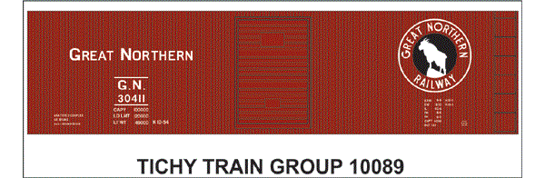 #10089S GN 40' DS BOXCAR