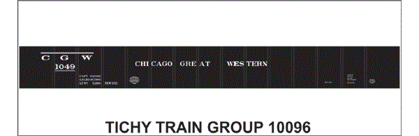 #10096-6 CGW 50' STEEL GONDOLA 6 SETS