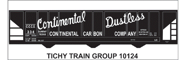 #10124S CONTINENTAL CARBON BLACK HOPPER