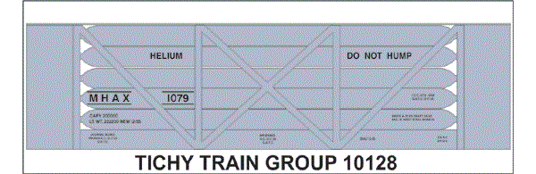 #10128N US DEPT OF THE INTERIOR HELIUM TANK CAR