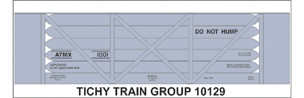 #10129S ATOMIC ENERGY COMM HELIUM TANK CAR