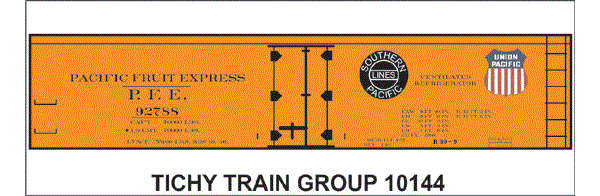 #10144-6N PFE CLASS R 30-9 WOOD REEFER 6 SETS