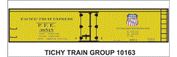 Tichy Train Group HO #10144 PFE Class R 30-9 Decal 40' Wood Reefer 