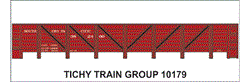 10179O SP 41' GS WOOD GONDOLA DECAL