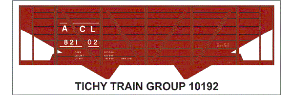 10192S-6 ACL 2 BAY WOOD HOPPER DECAL 6 SETS