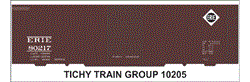 10205S ERIE 40' STEEL BOXCAR DECAL