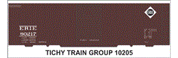 10205O ERIE 40' STEEL BOXCAR DECAL