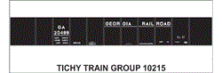 10215S GA 42' STEEL GONDOLA DECAL