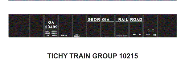 10215N-6 GA 42' STEEL GONDOLA DECAL 6 SETS