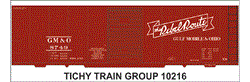 10216 GM&O 40' STEEL BOXCAR DECAL