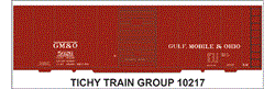 10217O GM&O 40' STEEL BOXCAR DECAL