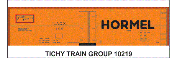 10219 NADX HORMEL STEEL REEFER DECAL