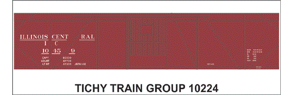 10224S IC 40' SS BOXCAR DECAL