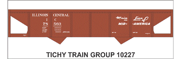 10227 IC 2 BAY STEEL HOPPER DECAL