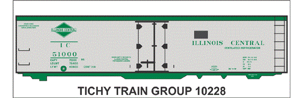 10228S-6 IC 40' STEEL REEFER DECAL 6 SETS