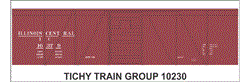 10230 IC 40' SS BOXCAR DECAL
