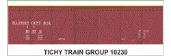 10230S IC 40' SS BOXCAR DECAL