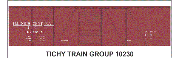 10230N-6 IC 40' SS BOXCAR DECAL 6 SETS
