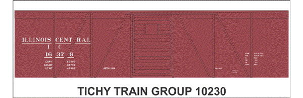 10230 IC 40' SS BOXCAR DECAL