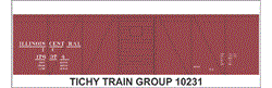 10231 IC 40' SS BOXCAR DECAL