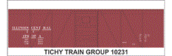 10231O IC 40' SS BOXCAR DECAL