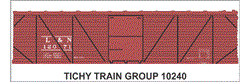 10240N L & N 40' SS BOXCAR DECAL