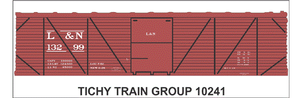 10241S L & N 40' SS BOXCAR DECAL