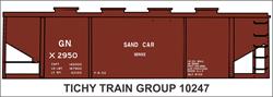 #10247-6S GN MW SAND HOPPER DECAL 6 SETS