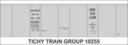 #10255S MATHIESON DRY ICE 40' INSULATED BOXCAR DECAL