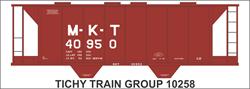 #10258-6O MKT 1946 STEEL COVERED HOPPER DECAL 6 SETS