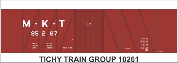 #10261S MKT 40' SS WOOD BOXCAR DECAL