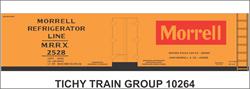 #10264-6S MORRELL 40' WOOD REEFER DECAL 6 SETS