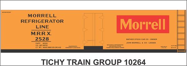 #10264S MORRELL 40' WOOD REEFER DECAL