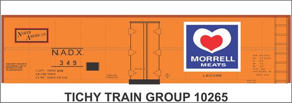 #10265 MORRELL 40' STEEL REEFER DECAL