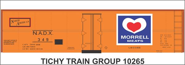 #10265-6S MORRELL 40' STEEL REEFER DECAL 6 SETS