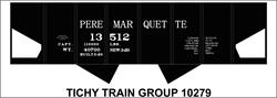 #10279-6S PERE MARQUETTE USRA HOPPER DECAL 6 SETS