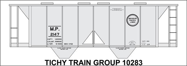 #10283O MP COVERED HOPPER DECAL